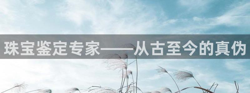 新宝5官网67五壹叁八：珠宝鉴定专家——从古至今的真伪