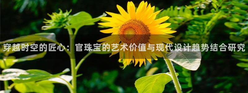 新宝5培训：穿越时空的匠心：官珠宝的艺术价值与现代设计趋势结合研究